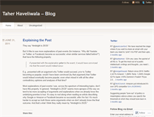 Tablet Screenshot of blog.taherh.org